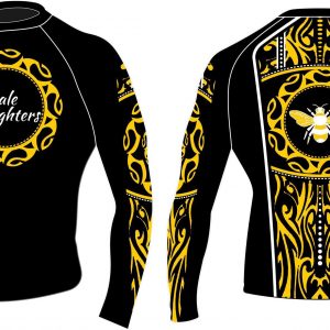 FF 2019 Black and Yellow Rash Guard - Long Sleeved BACK ORDER